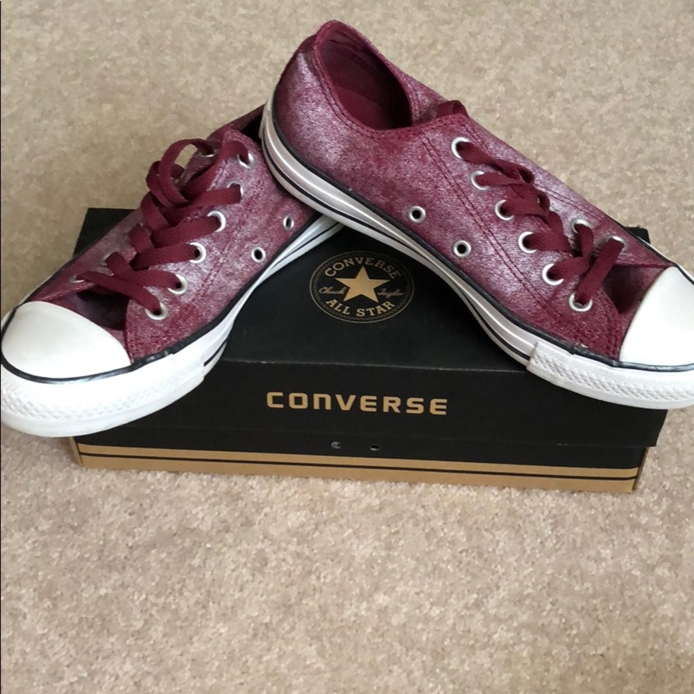 Converse only worn a couple of times.